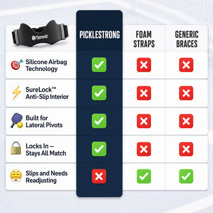 PickleRecover Pro Knee Sleeve — pickleball recovery gear product view